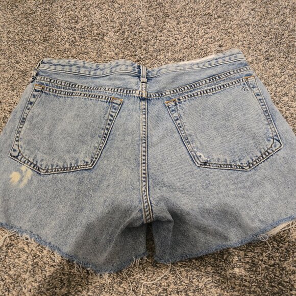 Rag & Bone Dre Low Rise Cutoff Jean Shorts Olson Wash 31 - Picture 4 of 5